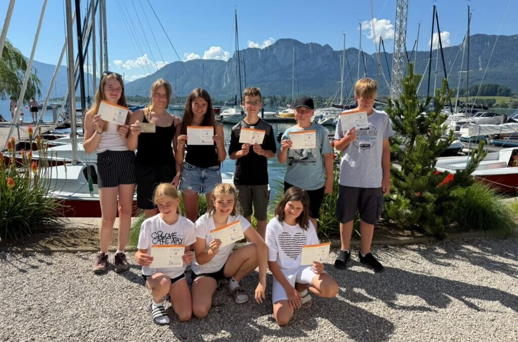 Drittklässler verbringen herrliche Tage am Mondsee