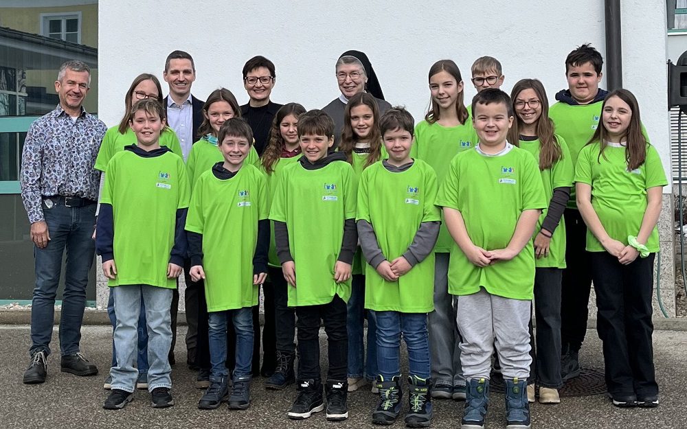 1b Klasse beginnt Patenschaft mit Klinikum Wels-Griesk.