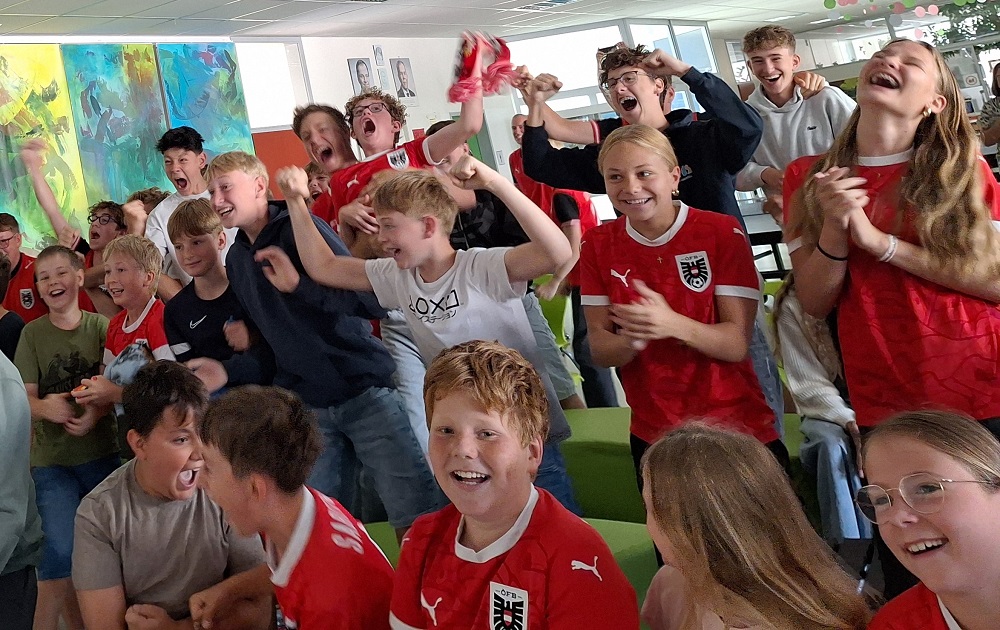 Public Viewing in der Schule